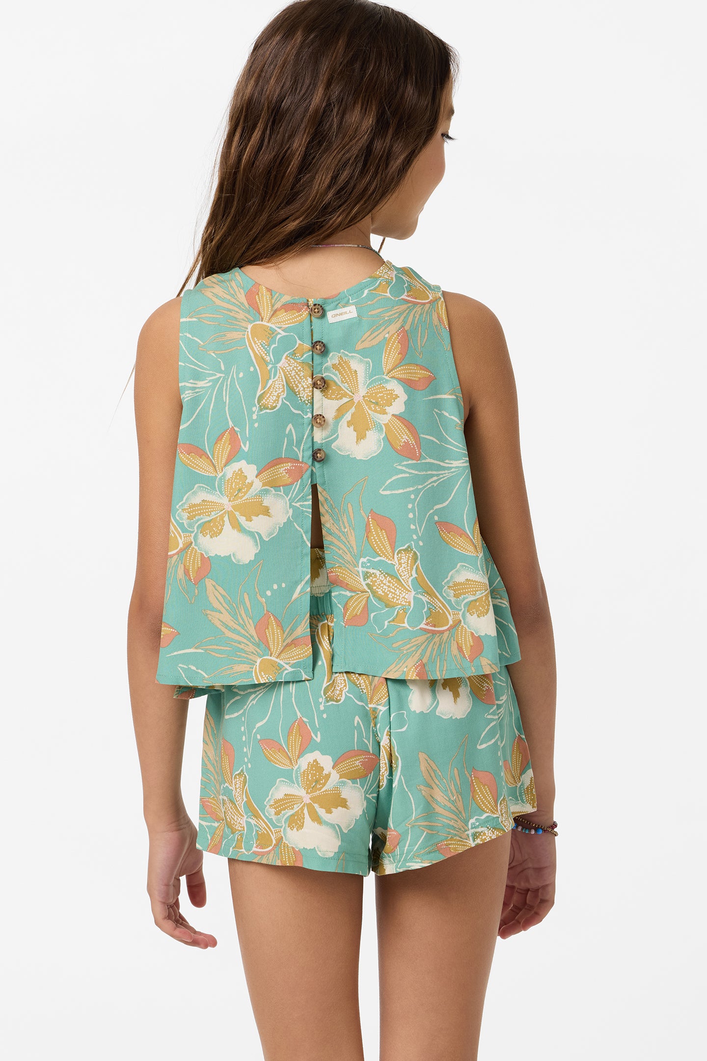 Girl's Gabi Tiki Shorts - Green | O'Neill
