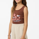 Girl's Tropic Melt Scallop Lounge Shorts -  | O'Neill