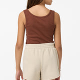Girl's Tropic Melt Scallop Lounge Shorts - Lt Khaki | O'Neill