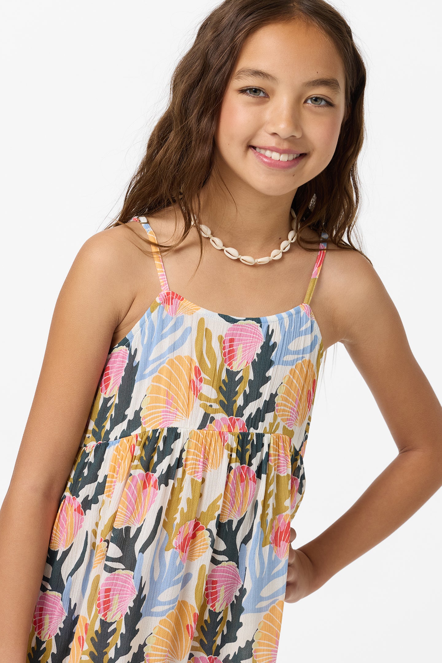 Girl's Haylee Printed Cover-Up Dress - Multi Clr | O'Neill
