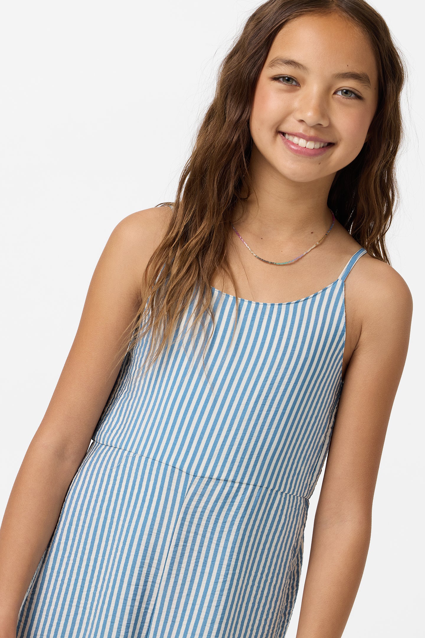 Girl's Miko Stripe Jumper - Tofu | O'Neill