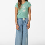 Girl's Athletic Seal Willa Skimmer Tee - Green | O'Neill