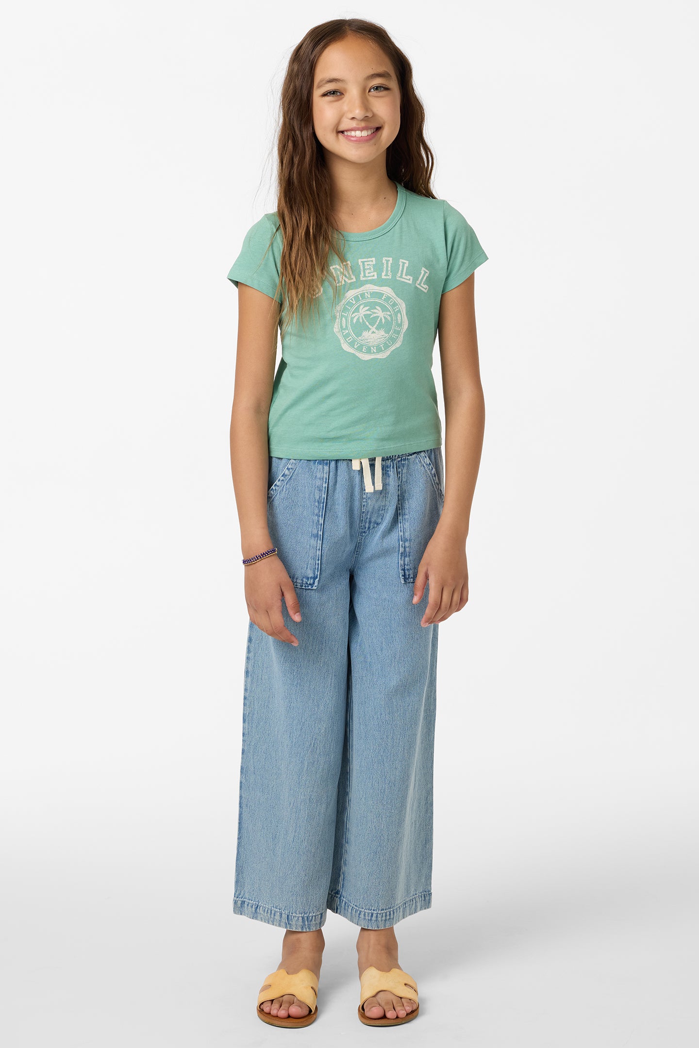 Girl's Athletic Seal Willa Skimmer Tee - Green | O'Neill