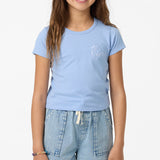 Girl's Okeedoke Willa Skimmer Tee - Blue Glass | O'Neill