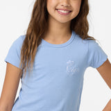 Girl's Okeedoke Willa Skimmer Tee - Blue Glass | O'Neill