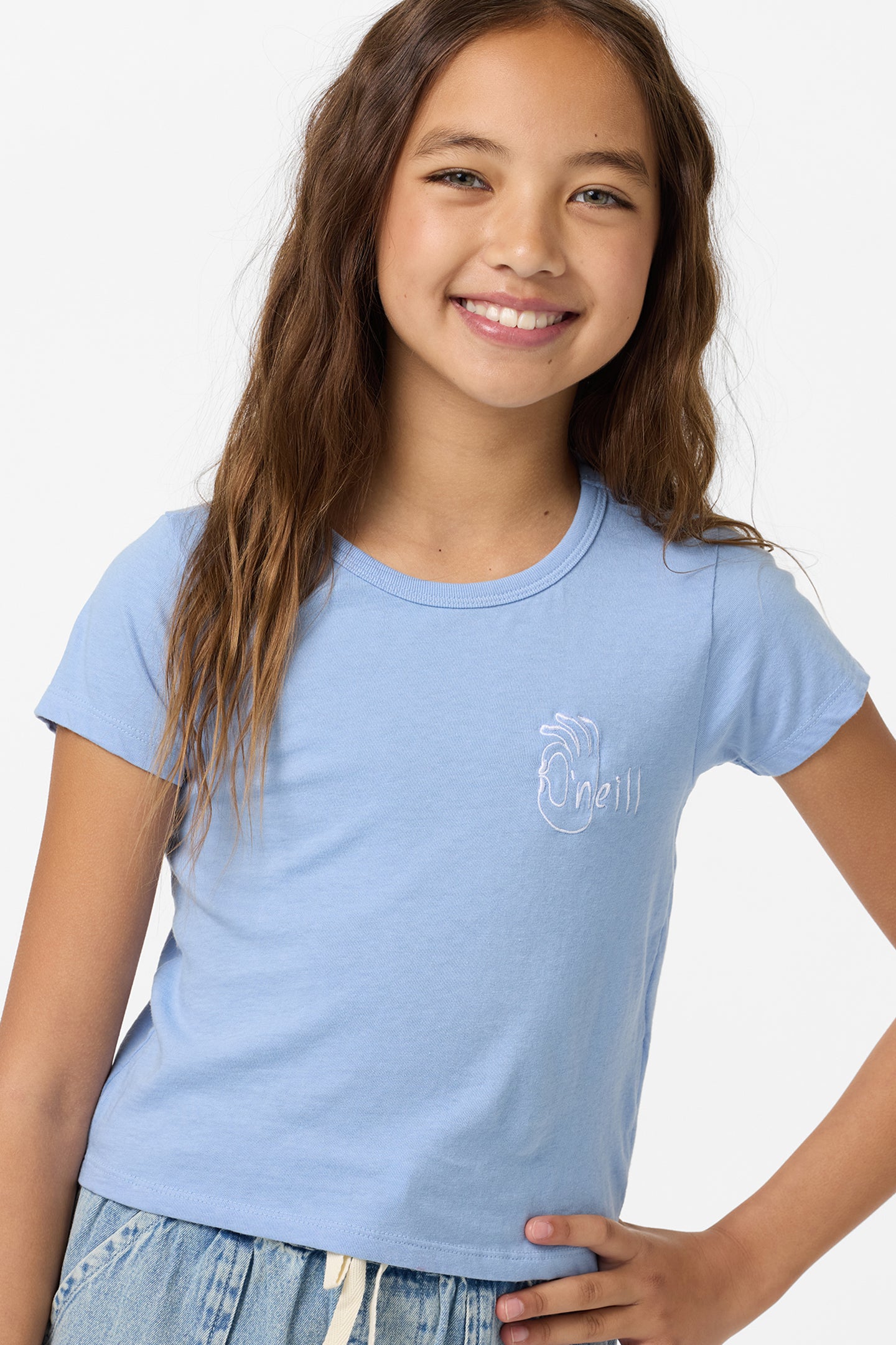 Girl's Okeedoke Willa Skimmer Tee - Blue Glass | O'Neill