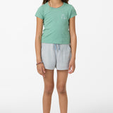 Girl's Okeedoke Willa Skimmer Tee - Green | O'Neill