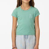 Girl's Okeedoke Willa Skimmer Tee - Green | O'Neill
