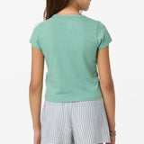 Girl's Okeedoke Willa Skimmer Tee - Green | O'Neill