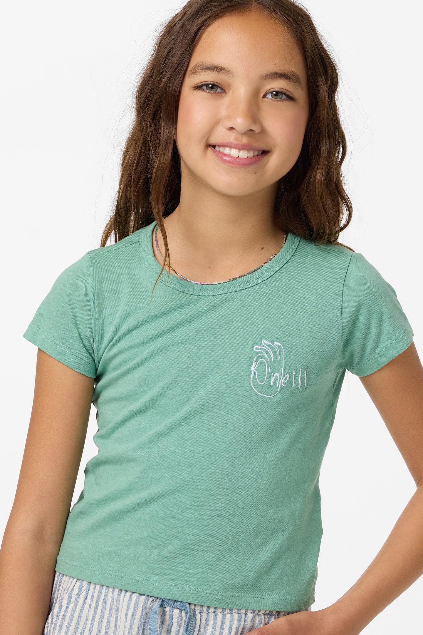 Girl's Okeedoke Willa Skimmer Tee - Green | O'Neill