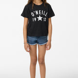 Girl's Starry Willa Skimmer Tee - Black | O'Neill