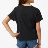 Girl's Starry Willa Skimmer Tee - Black | O'Neill
