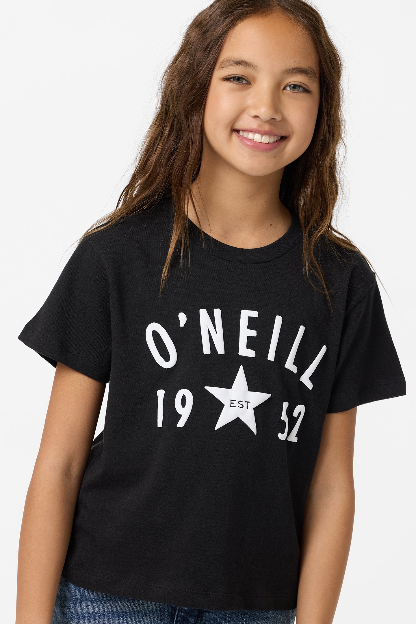 Girl's Starry Willa Skimmer Tee - Black | O'Neill