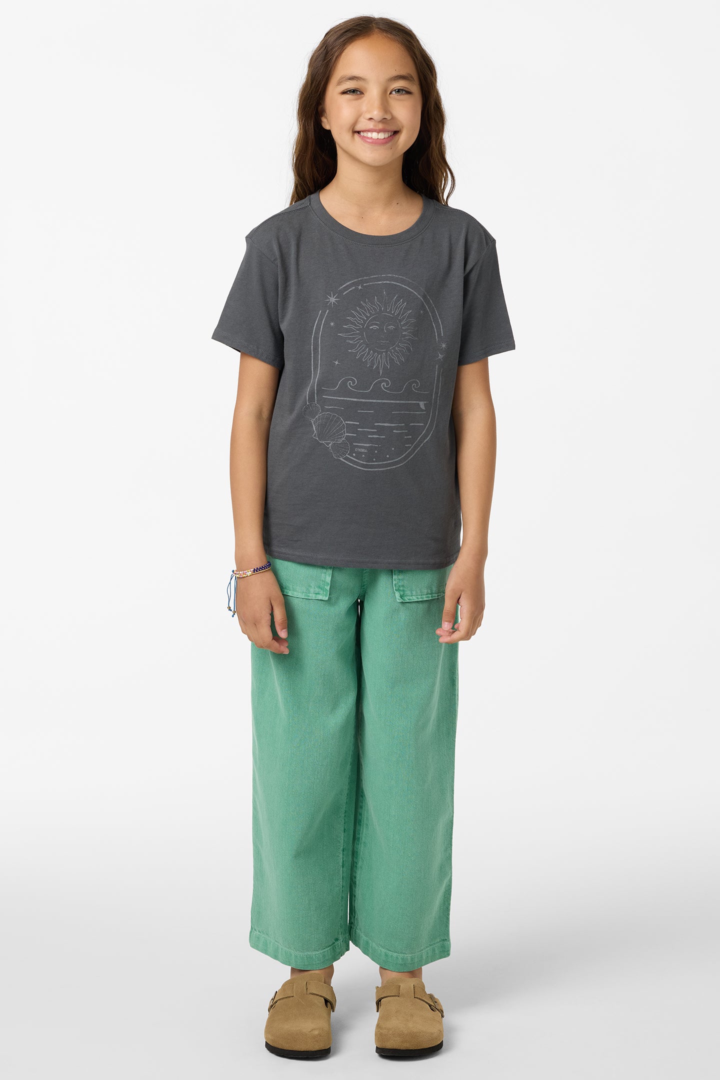 Girl's Sun Shell Angie Tee - Phantom | O'Neill