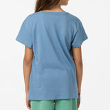 Girl's Wave Rider Oversized Tee - Captain'S Blue | O'Neill
