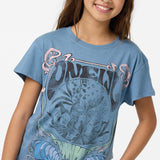 Girl's Wave Rider Oversized Tee - Captain'S Blue | O'Neill