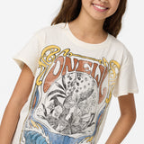 Girl's Wave Rider Oversized Tee - Tofu | O'Neill