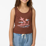 Girl's Motu Tristan Tank - Coconut Brown | O'Neill
