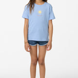 Girl's Mystic Sun Angie Tee - Blue Glass | O'Neill