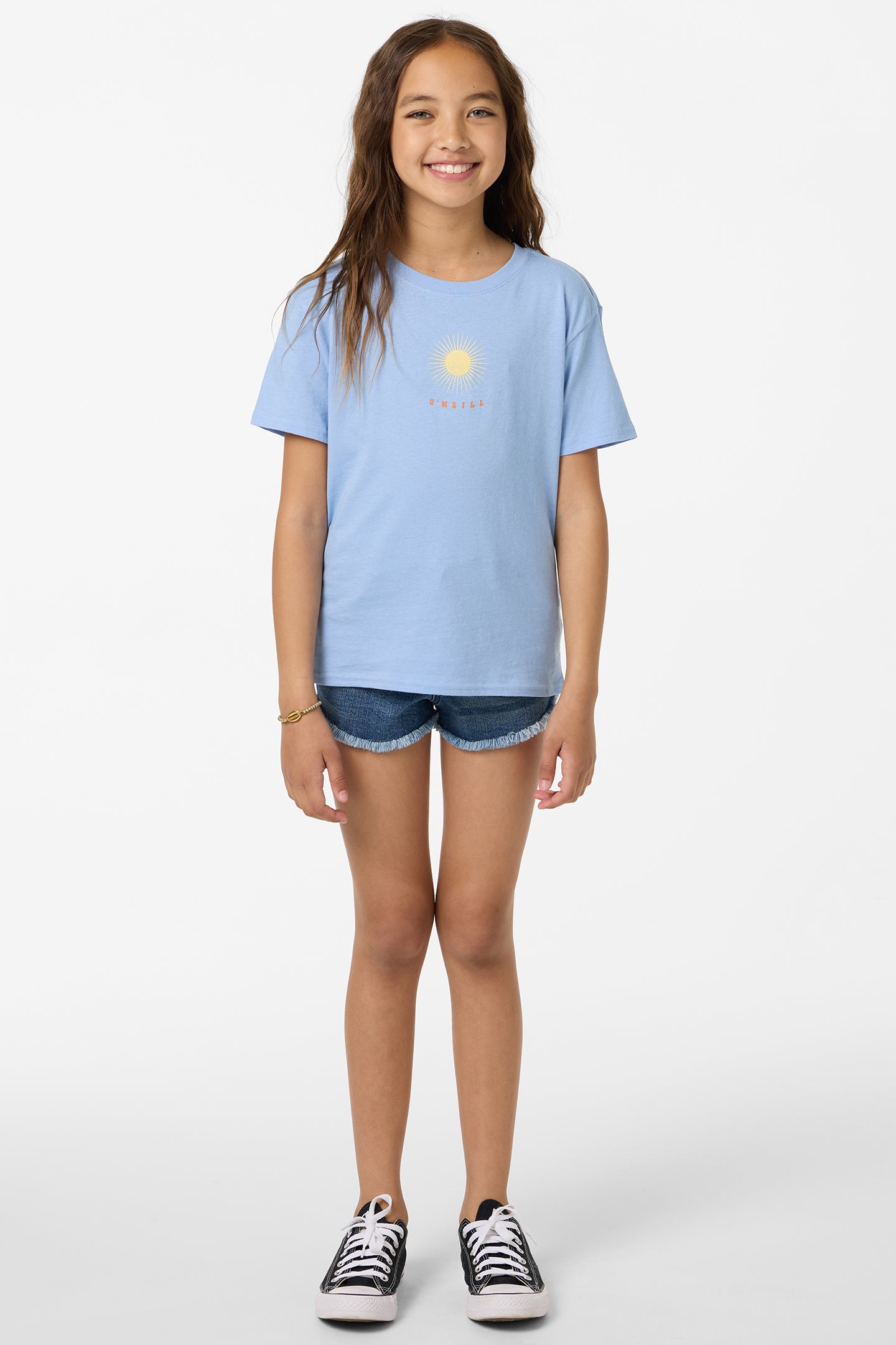 Girl's Mystic Sun Angie Tee - Blue Glass | O'Neill