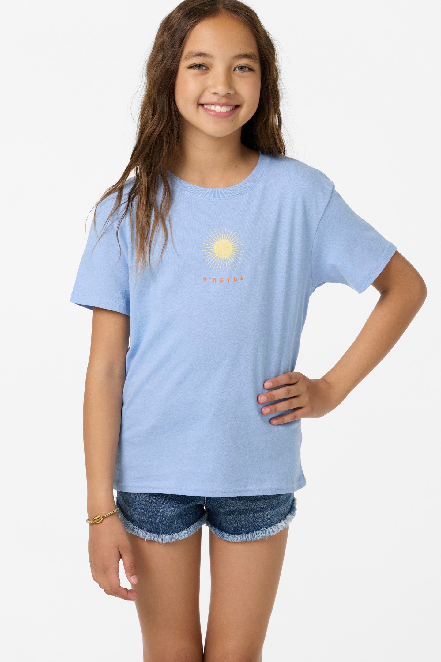 Girl's Mystic Sun Angie Tee - Blue Glass | O'Neill