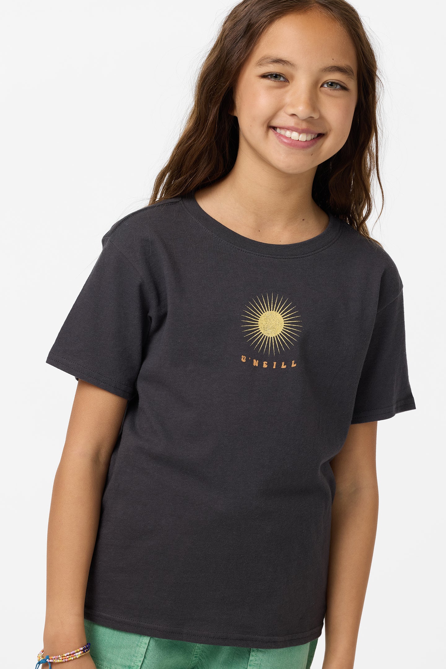 Girl's Mystic Sun Angie Tee - Dark Shadow | O'Neill