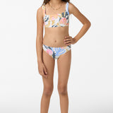 Girl's Cora Geo Square Neck Swim Set - Multi Clr | O'Neill