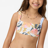 Girl's Cora Geo Square Neck Swim Set - Multi Clr | O'Neill