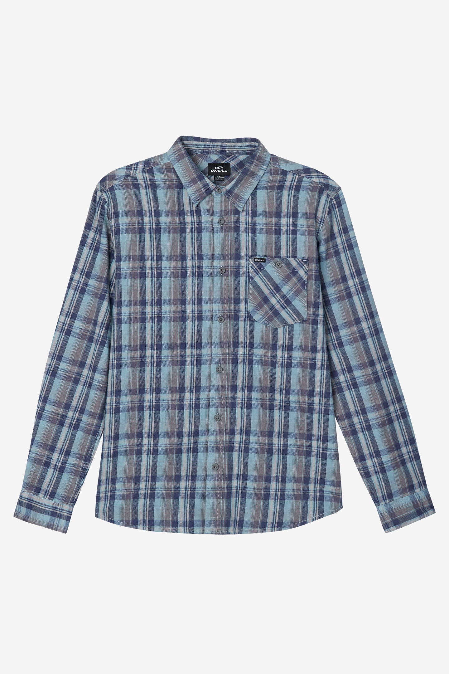 REDMOND PLAID STRETCH FLANNEL LONG SLEEVE SHIRT