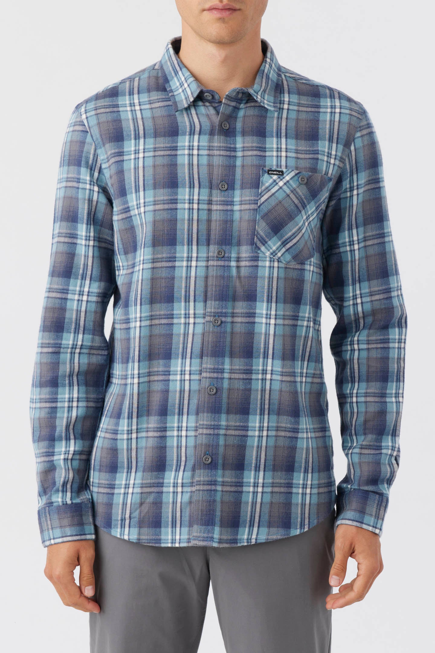 REDMOND PLAID STRETCH FLANNEL LONG SLEEVE SHIRT