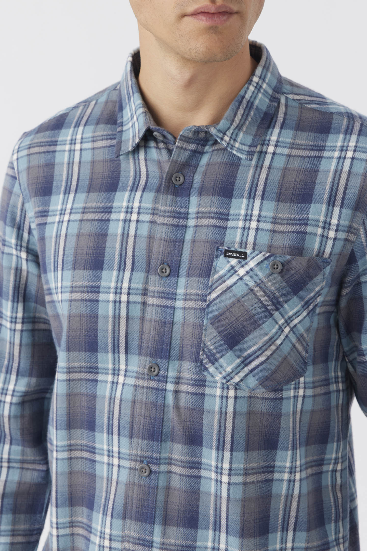 REDMOND PLAID STRETCH FLANNEL LONG SLEEVE SHIRT