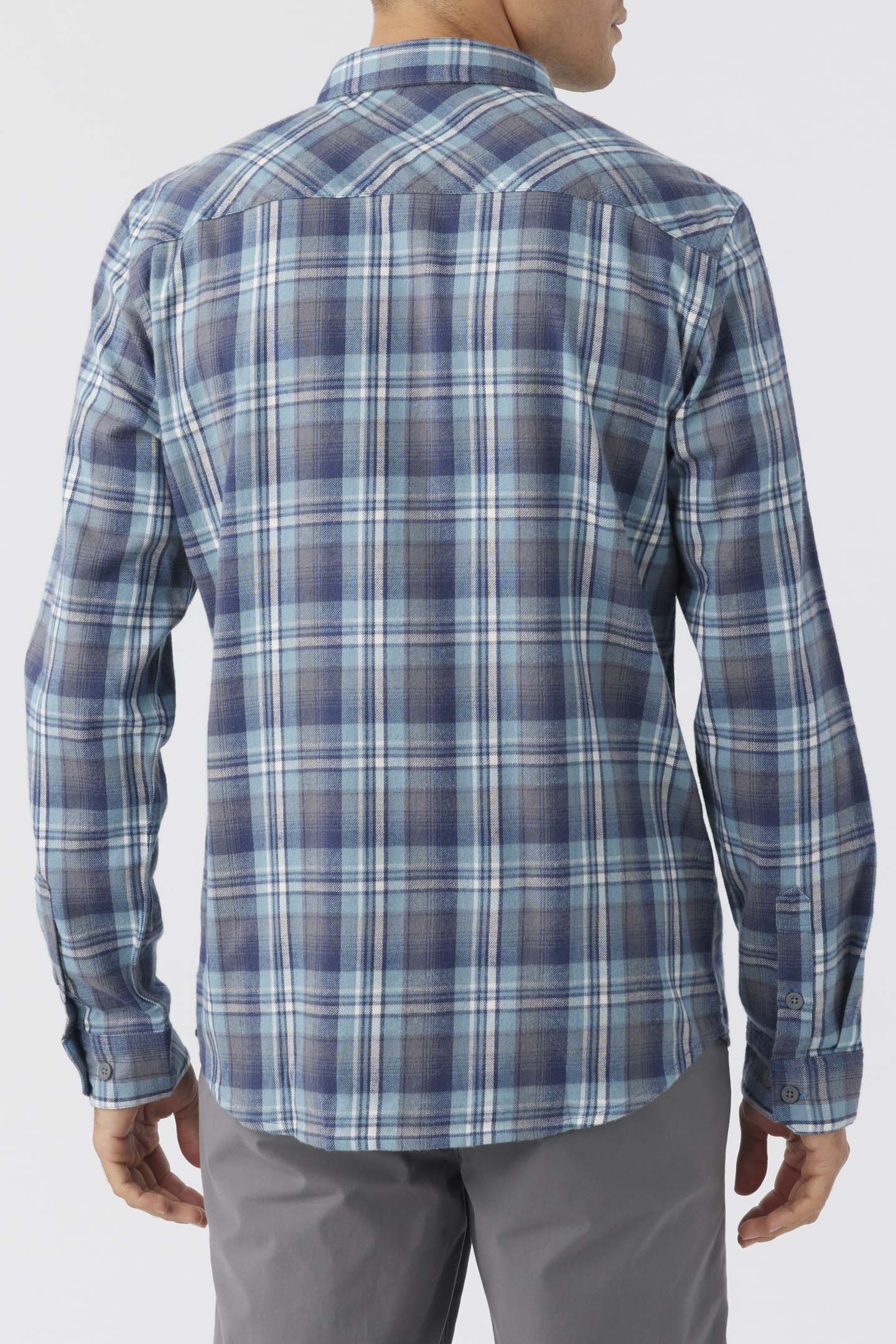 REDMOND PLAID STRETCH FLANNEL LONG SLEEVE SHIRT