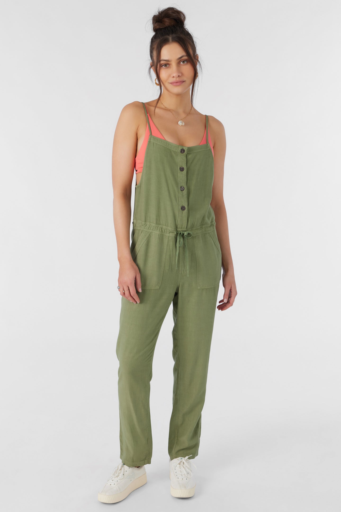 FRANCINA TWILL JUMPSUIT