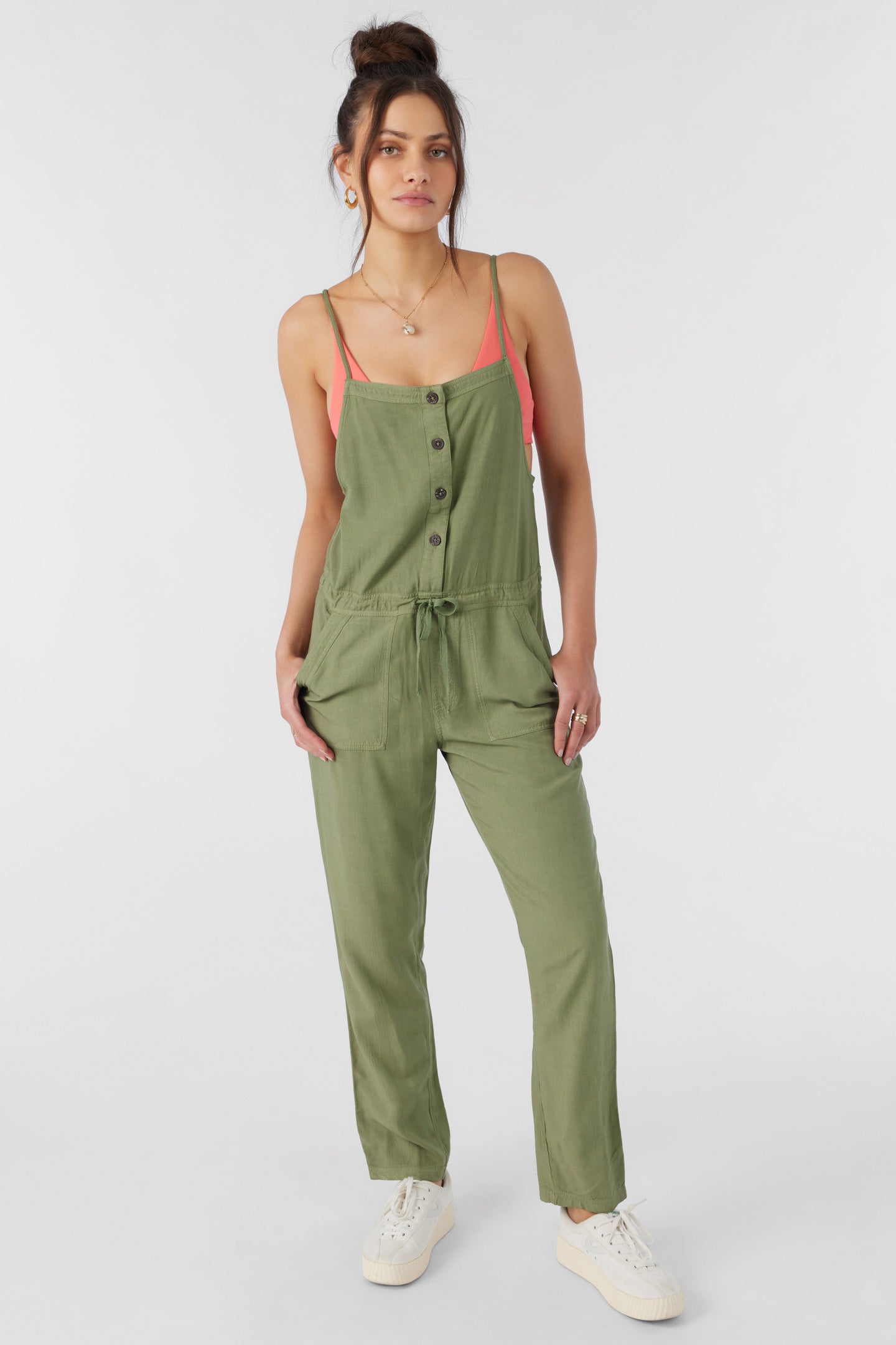 FRANCINA TWILL JUMPSUIT