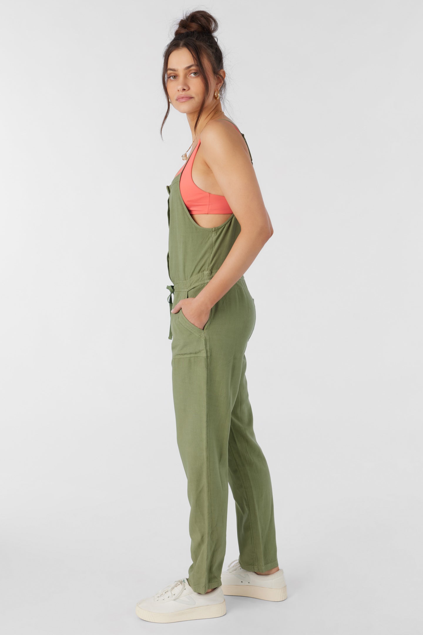 FRANCINA TWILL JUMPSUIT