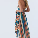 Gerri Stripe Cover-Up Dress