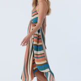 Gerri Stripe Cover-Up Dress