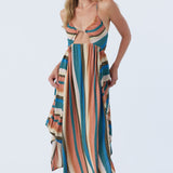 Gerri Stripe Cover-Up Dress