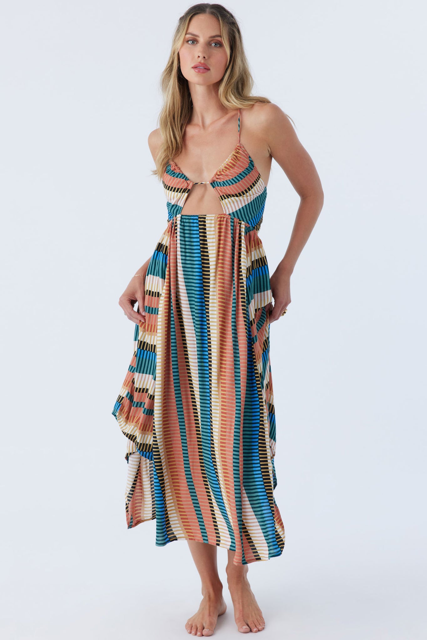 Gerri Stripe Cover-Up Dress - Multi Colored | O'Neill