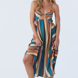 Gerri Stripe Cover-Up Dress