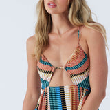 Gerri Stripe Cover-Up Dress