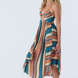 Gerri Stripe Cover-Up Dress