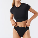 Saltwater Solids Newport Crop Top