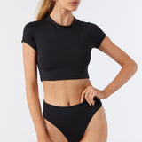 Saltwater Solids Newport Crop Top