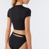 Saltwater Solids Newport Crop Top