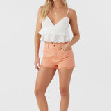 Chloey Textured Knit Tiered Tank Top