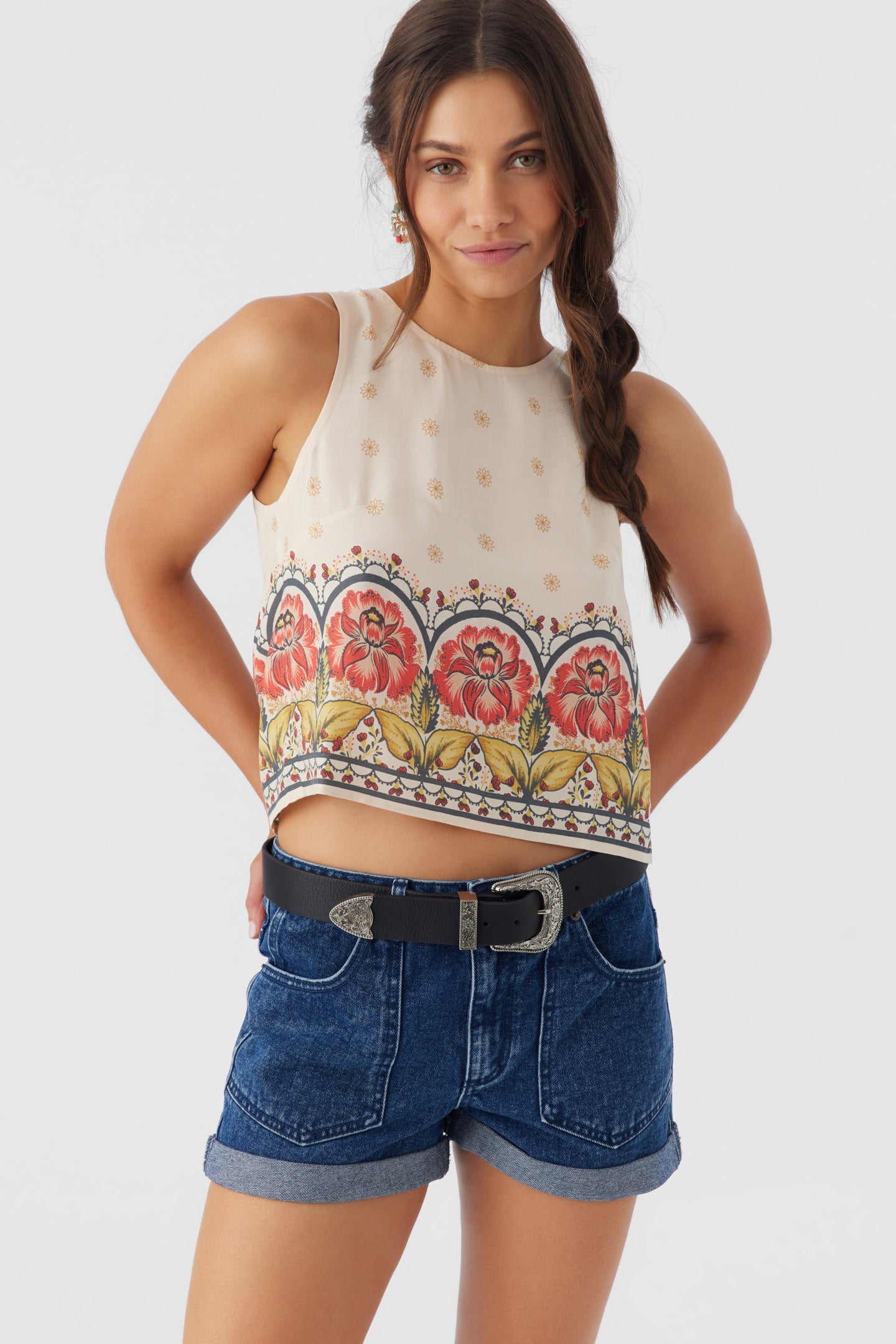 TESSA BRODER PRINT TOP