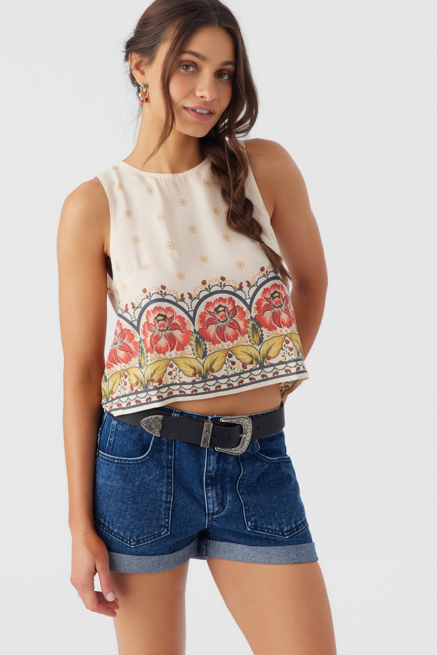 TESSA BRODER PRINT TOP