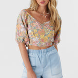 Dorian Janis Floral Top