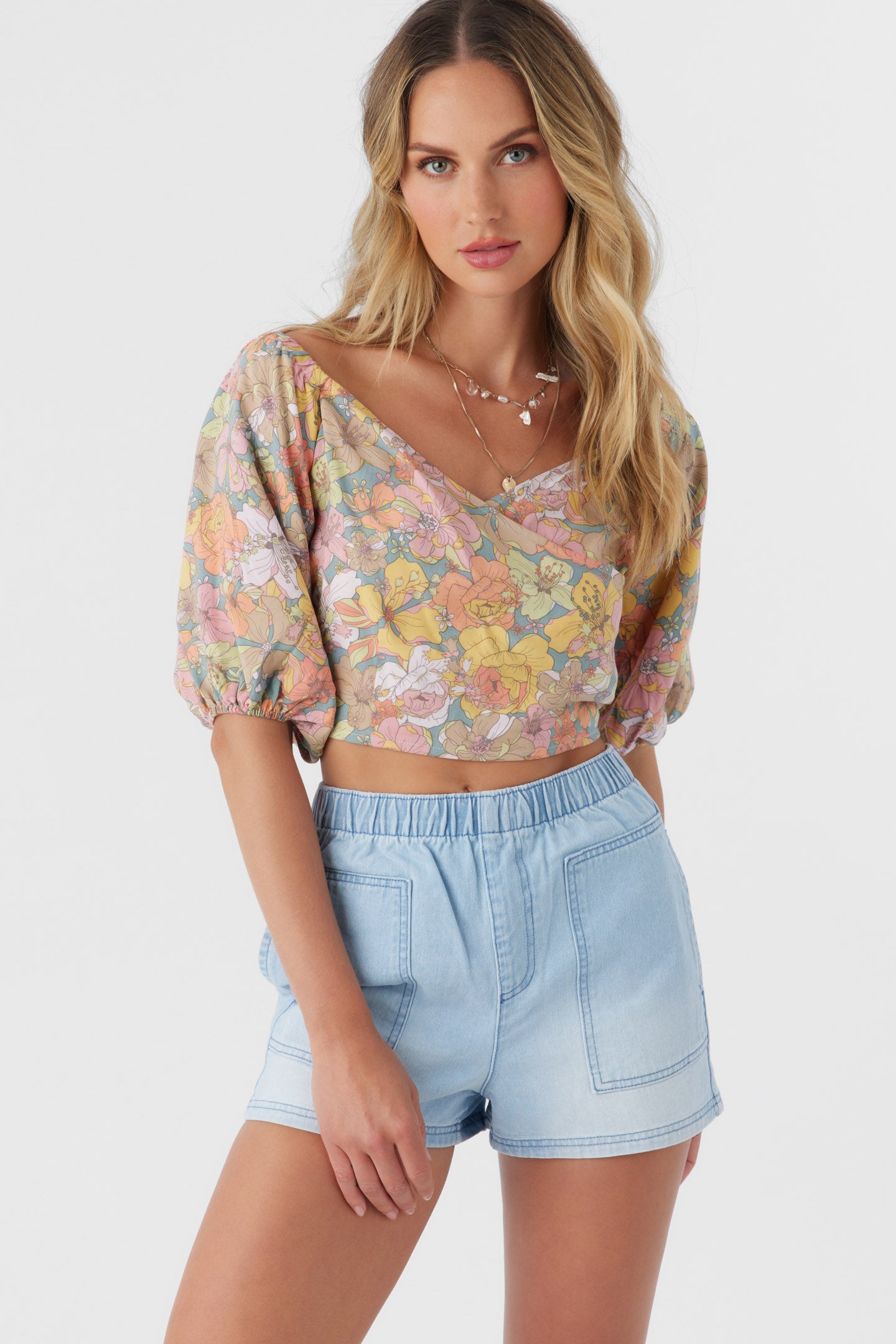 DORIAN JANIS FLORAL TOP